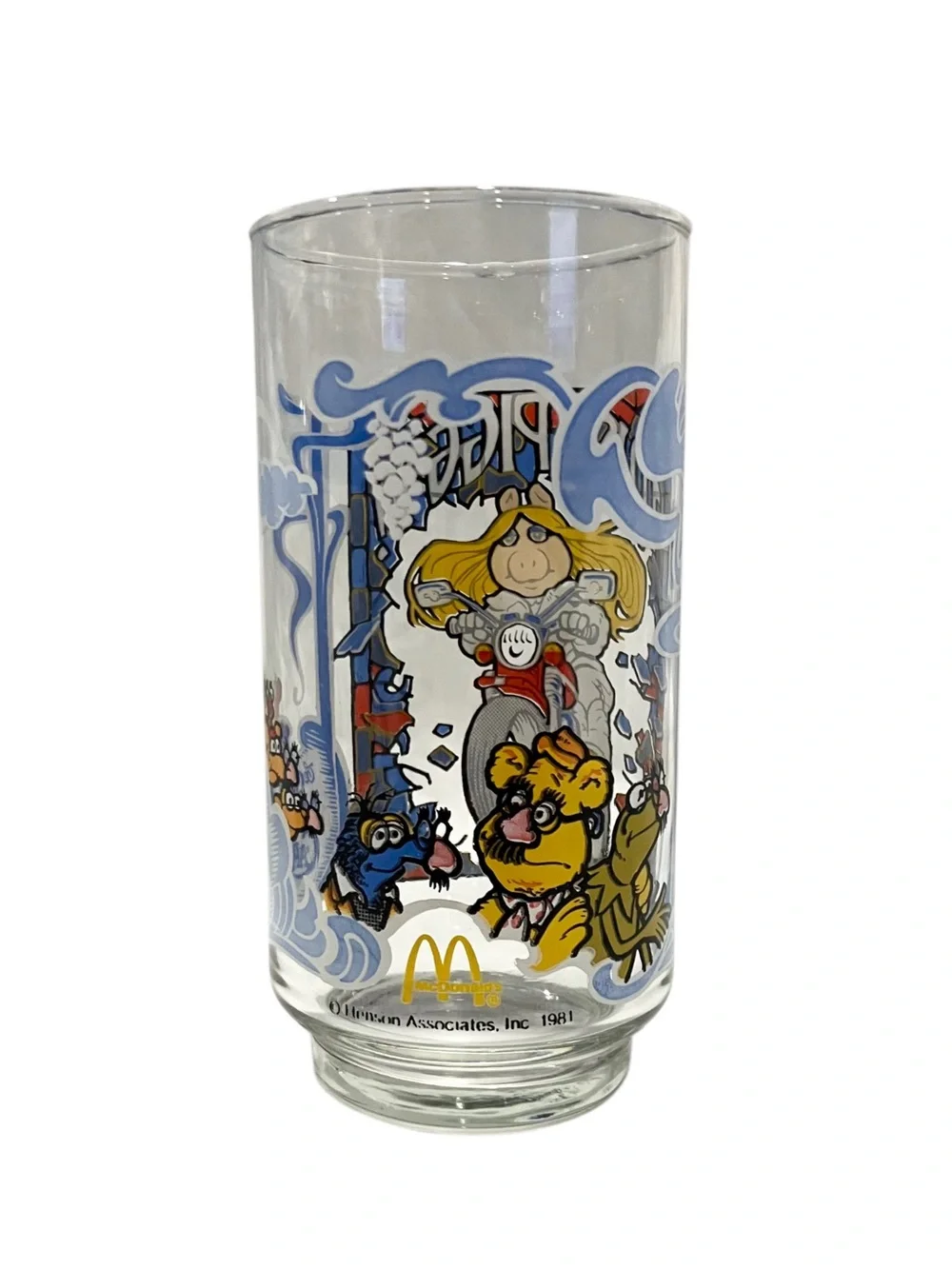 Vintage 1981 Mcdonald’s Muppets Drinking Glasses 'The Great Muppet Caper' Series